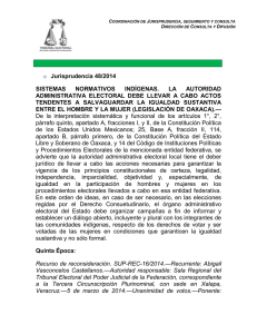 Jurisprudencia 48_2014 - Tribunal Electoral del Poder Judicial