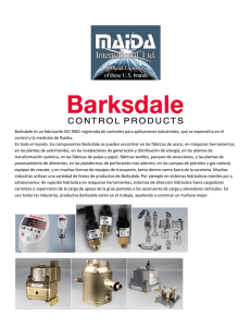 Barksdale es un fabricante ISO 9001 registrada de controles para