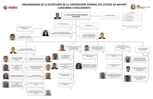 Organigrama de la Secretaría de la Contraloría General