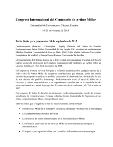 Congreso Internacional del Centenario de Arthur Miller