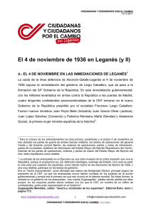 El 4 de noviembre de 1936 en Leganés (y II)
