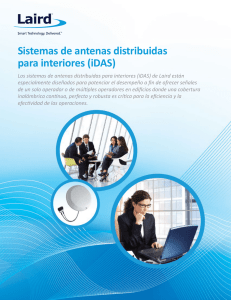 Sistemas de antenas distribuidas para interiores (iDAS)