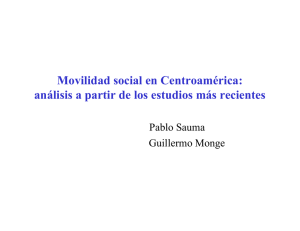 Movilidad social en Centroamérica: un análisis desde los estudios