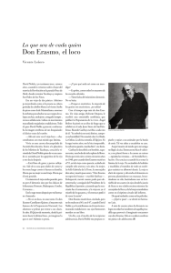 Don Erasmo, el loco - Revista de la Universidad de México