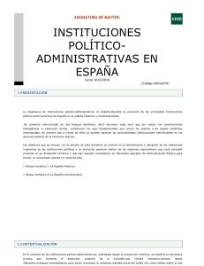instituciones político- administrativas en españa