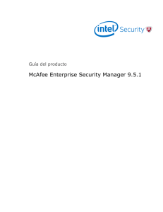 McAfee Enterprise Security Manager 9.5.1 Guía del producto