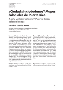 ¿Ciudad sin ciudadanos? Mapas coloniales de Puerto Rico