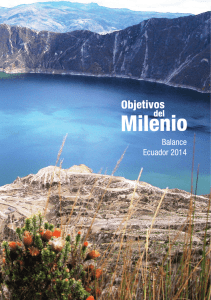 Objetivos del Milenio: Balance 2014