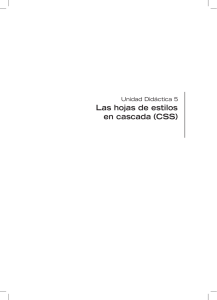 Las hojas de estilos en cascada (CSS)
