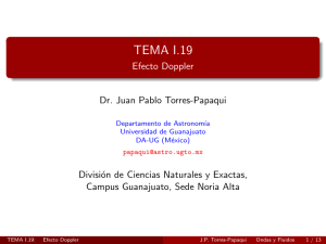 TEMA I.19 - Efecto Doppler - Universidad de Guanajuato