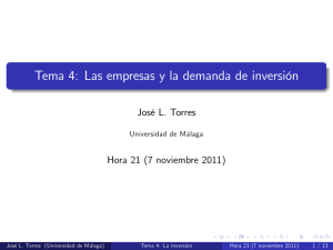Tema 4: Las empresas y la demanda de inversi_n