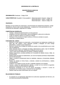 Nivel Operativo (S) - Universidad de la República