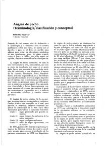 Angina de pecho - Sociedad Argentina de Cardiología
