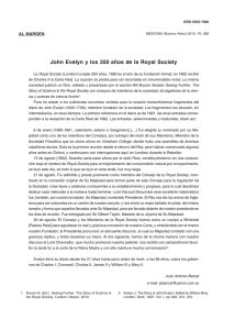 John Evelyn y los 350 años de la Royal Society