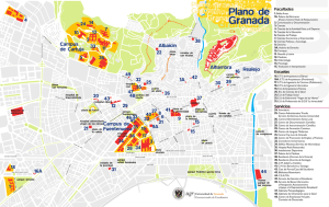 Plano Universidad de Granada
