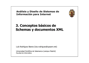 Schemas y documentos XML
