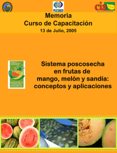 Capacitación Sistema Poscosecha en Frutas