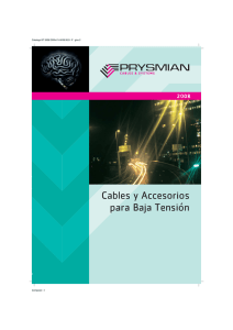 Cables y Accesorios para Baja Tensión