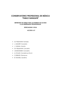 viola - Conservatorio Profesional de Música Pablo Sarasate
