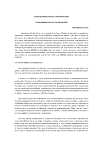 JUSTIFICACIÓN DEL CASTIGO E INFLACIÓN PENAL (Universidad