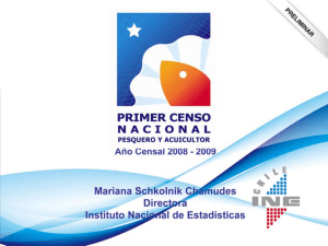 Pesca Artesanal y Conexos - Instituto Nacional de Estadísticas