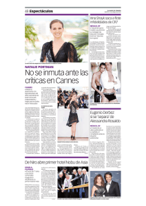 No se inmuta ante las críticas en Cannes