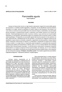 Pancreatitis aguda