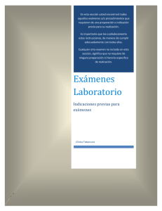 Exámenes Laboratorio