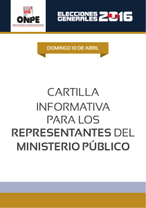 cartilla informativa para los representantes del ministerio público