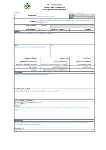 Ficha Nº Fecha Escriba el nombre del evento Escriba el sector