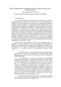 Profesora Titular de Derecho Procesal. Universidad de Valladolid1