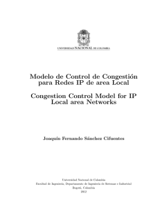 Modelo de Control de Congestión para Redes IP de area Local