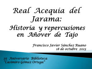 Real Acequia del Jarama - Ayuntamiento Añover de Tajo