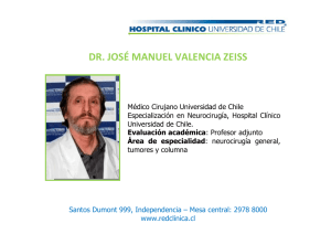dr. josé manuel valencia zeiss - Hospital Clínico Universidad de Chile