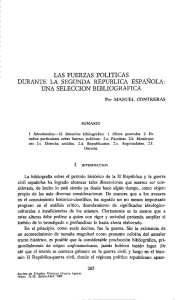 Las fuerzas políticas durante la II República española: una