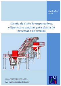 Diseño de Cinta Transportadora e Estructura