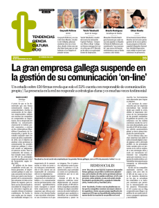 "La gran empresa gallega suspende en comunicación on