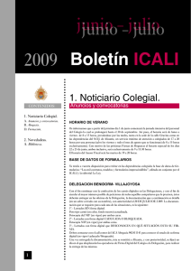 Boletín ICALI