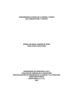 descubramos la magia de la poesía a través del lenguaje oral