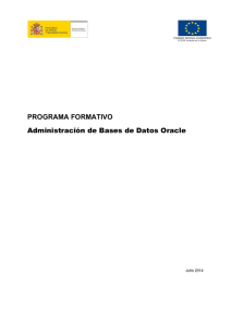 Administración de bases de datos Oracle