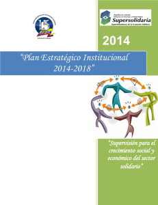 Plan Estratégico Institucional 2014-2018