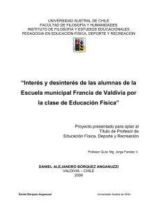 Interés y desinterés de las alumnas de la Escuela municipal Francia