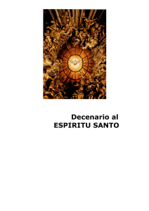 PDF con el Decenario al Espíritu Santo