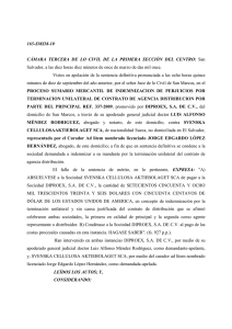 165-SMSM-10 CÁMARA TERCERA DE LO CIVIL DE LA PRIMERA