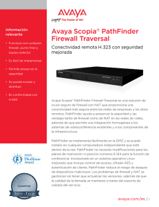 Avaya Scopia® PathFinder Firewall Traversal