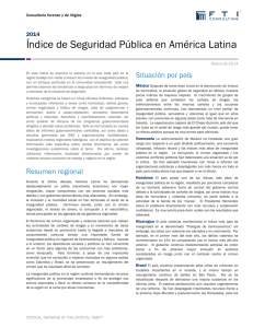 Índice de Seguridad Pública en América Latina