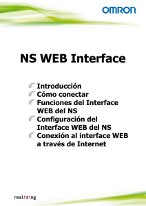 NS WEB Interface - Instrumentacion y Control NET
