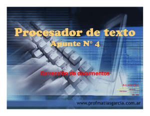 Correccion de documentos - Profesor Matias E. Garcia