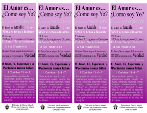 El Amor es… - Diocese of Grand Island