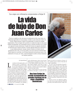 La vida de lujo de Don Juan Carlos
